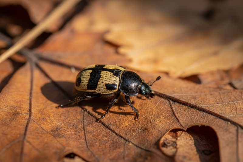 THE LARDER BEETLE